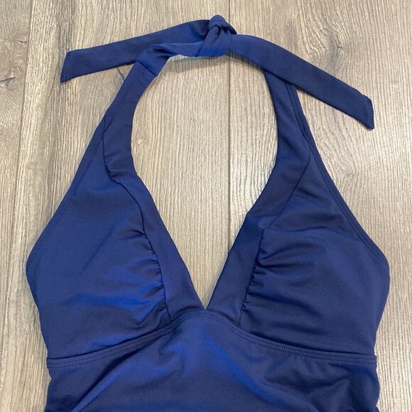 Athleta‎ Blue Halter Tankini Swim Top Size XXS - Picture 2 of 11
